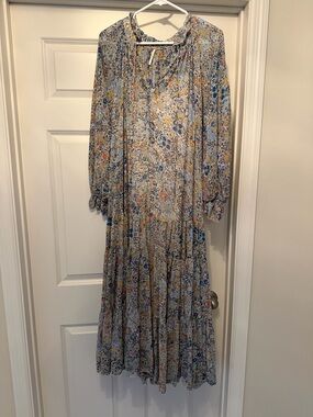 aq aq maxi dress Andie Open Back Satin Maxi Dress • Shop American Threads Women's Trendy Online Boutique Blue / S